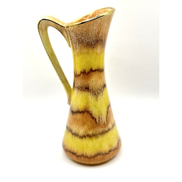 Drip Glaze Pitcher 8” Tall Bay Keramik Mid Century Made West Germany VTG 295-17 - Picture 7 of 7